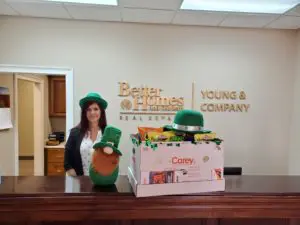Carey Delivers St. Patrick’s Day Gift Boxes to Realtor Community